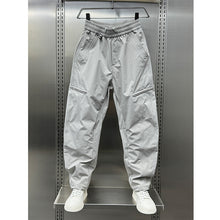 Load image into Gallery viewer, Zipper Scimitar Loose Straight Harem Pants
