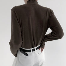 Load image into Gallery viewer, Soft Turtleneck Bottoming T-shirt
