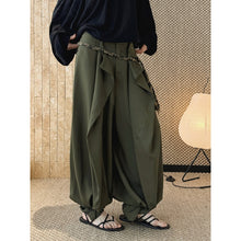 Load image into Gallery viewer, Women's Boho Flowy Draped Loose Harem Pants
