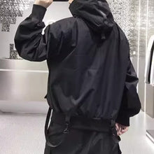 Load image into Gallery viewer, Hooded Casual Workwear Windbreaker Jacket
