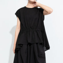 Load image into Gallery viewer, Women's Fitted Waist Irregular Loose Vest
