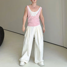 Load image into Gallery viewer, Contrast Color Layered Casual Sleeveless Vest
