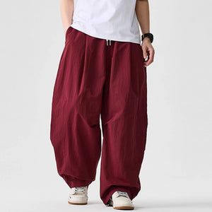Loose Retro Casual Straight Pants