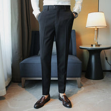 Load image into Gallery viewer, Casual Slim-fit Drape Suit Trousers
