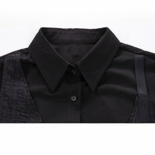 Load image into Gallery viewer, Fake Two-piece Loose Casual Shirt
