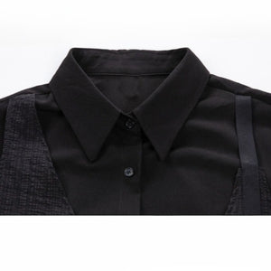 Fake Two-piece Loose Casual Shirt