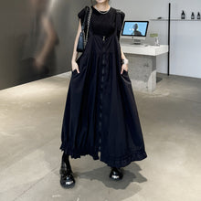 Load image into Gallery viewer, Vintage Workwear Zipper Suspender Dress
