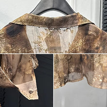 Load image into Gallery viewer, Distressed Wrinkled Printed Long-Sleeve Shirt
