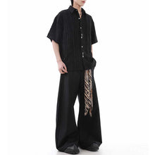 Load image into Gallery viewer, American Loose Textured Pleated Shirt
