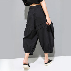 Dark Loose Large Fold Bloomers