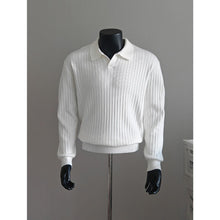 Load image into Gallery viewer, Seagull Collar Long-sleeved Knit Sweater
