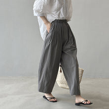 Load image into Gallery viewer, High Waist Straight Loose Casual Wide Leg Pants
