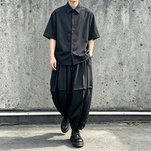 Load image into Gallery viewer, Japanese Style High-Waisted Pleated Lantern Pants
