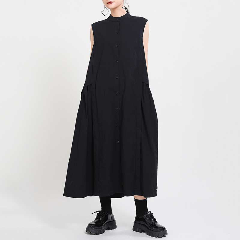 Fake Two Piece Irregular Vest Dress