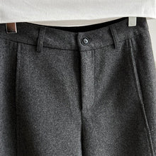 Load image into Gallery viewer, Cropped Loose Wide-leg Trousers
