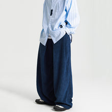 Load image into Gallery viewer, Japanese Retro Loose Straight Corduroy Pants
