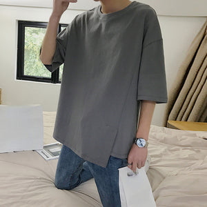 Summer Irregular Half-sleeved T-shirt