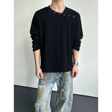 Load image into Gallery viewer, Japanese Retro Crossover Neck T-shirt
