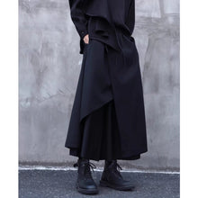 Load image into Gallery viewer, Asymmetrical Double-layer Loose-fitting Cropped Wide-leg Culottes
