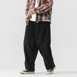 Corduroy Loose Wide-leg Pants