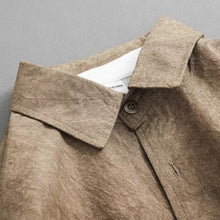 Load image into Gallery viewer, Retro Irregular Placket Casual Shirt
