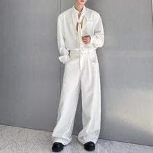 Load image into Gallery viewer, Detachable Tie Metal Accessories Loose Shirt
