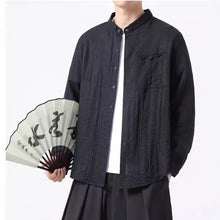 Load image into Gallery viewer, Double-layer Collar Loose Casual Shirt
