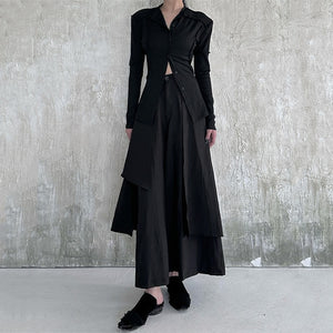 Irregular Loose Wide-leg Culottes