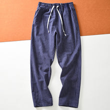Load image into Gallery viewer, Striped Loose Straight Casual Pants
