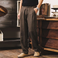 Load image into Gallery viewer, Lyocell Draped Straight Leg Casual Pants
