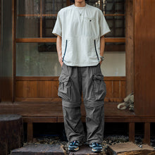 Load image into Gallery viewer, Japanese Three-proof Quick-drying Detachable Pockets Loose Trousers
