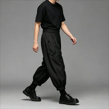 Load image into Gallery viewer, Japanese Style High-Waisted Cropped Balloon Pants
