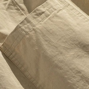 Retro Loose Straight Drawstring Pants
