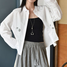 Load image into Gallery viewer, Women’s Line Embroidery 3D Casual Shirt
