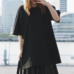 Black Loose Short Sleeve T-shirt