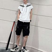 Load image into Gallery viewer, Printed Sports Loose Vest Hoodie
