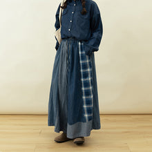 Load image into Gallery viewer, Patchwork Drawstring Baggy Jeans
