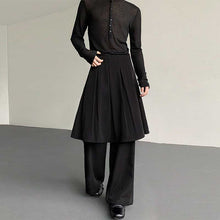 Load image into Gallery viewer, Layered Casual Wide-leg Pleated Skirt Pants
