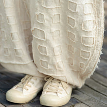 Load image into Gallery viewer, Raw-edge Linen Wide-leg Harem Pants
