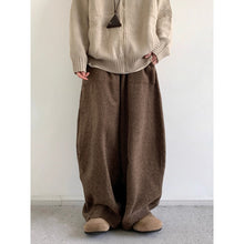 Load image into Gallery viewer, Retro Thick Woolen Loose Bloomers
