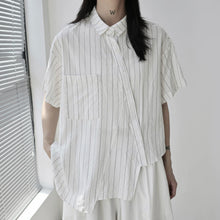 Load image into Gallery viewer, Women's Striped Loose Casual T-shirt

