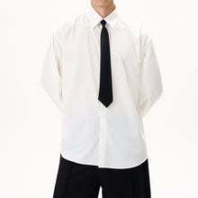 Load image into Gallery viewer, Wrinkle-resistant Detachable Tie Draped Shirt
