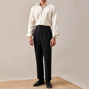 Italian Style One-piece Collar Casual Business Shirt