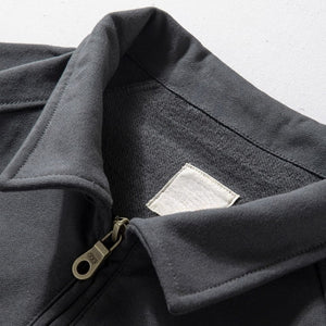 Half-zip Lapel Loose Casual Long-sleeved Sweatshirt