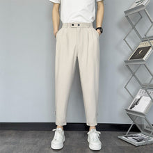 Load image into Gallery viewer, Casual Slim-Fit Cropped Trousers
