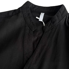 Load image into Gallery viewer, Breathable Cotton Stand Collar Long Sleeve Shirt Casual Top
