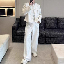 Load image into Gallery viewer, Stand Collar Wool Casual Work Jacket
