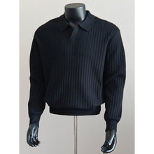 Load image into Gallery viewer, Seagull Collar Long-sleeved Knit Sweater
