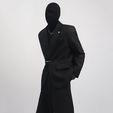 Load image into Gallery viewer, Loose Metal Button Suit Jacket
