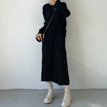 Load image into Gallery viewer, Round Neck A-line Loose Long Skirt
